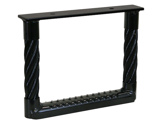 Black Powder Coated Cable Type Truck Step - 9 x 12 x 1.38 Inch Deep - 5230912 - Buyers Products