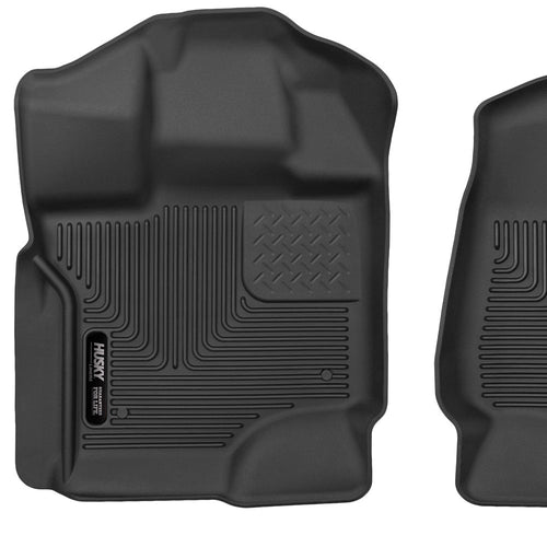 HUS-53341 Husky Husky Front Floor Liners Floor Mats X-Act Contour¬Æ Black ; 15-20 Ford F150 Extended/Crew - HUS-53341 - Absolute Autoguard