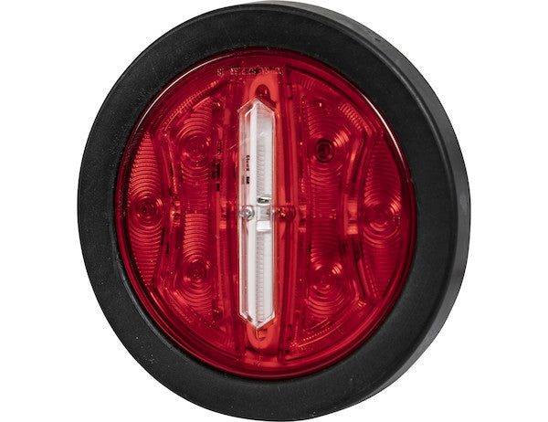 4 Inch Round Stop/Turn/Tail + Backup Combination Light with Light Stripe LED Tubes - 5624132 - Buyers Products