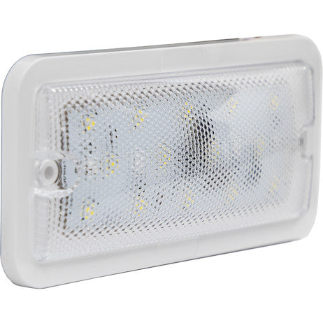 5.8 Inch Rectangular LED Interior Dome Light with Remote Switch - 5626336 - Buyers Products