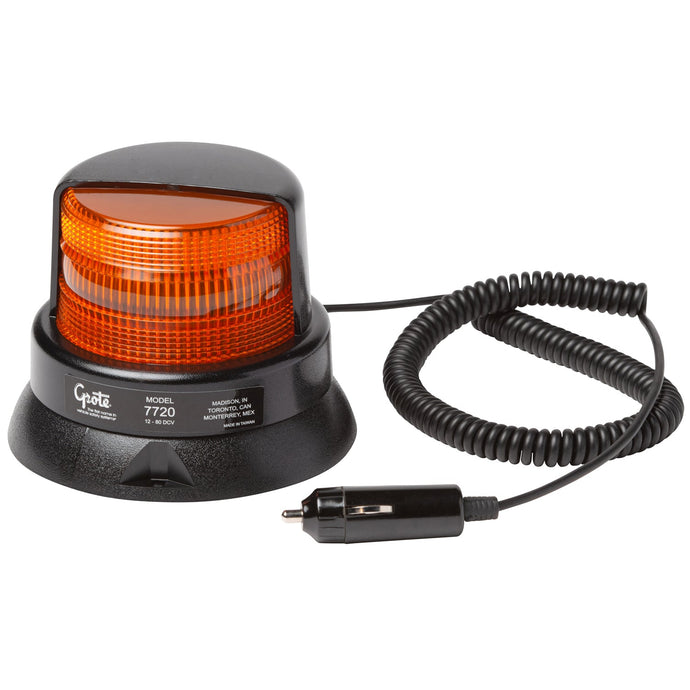 Emergency Lighting, Yellow, Economy Material Handling Strobe - 77203 - Grote