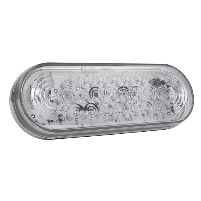 Emergency Lighting, Clear, Oval LED Strobe - 77361 - Grote