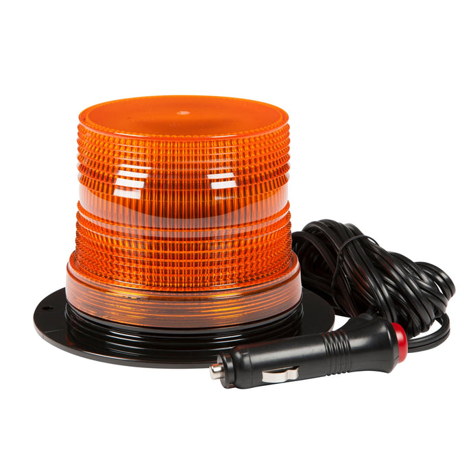 Emergency Lighting, Amber, LED Beacon S.A.E. Class Iii 12V Low Lens Magnet - 78103 - Grote