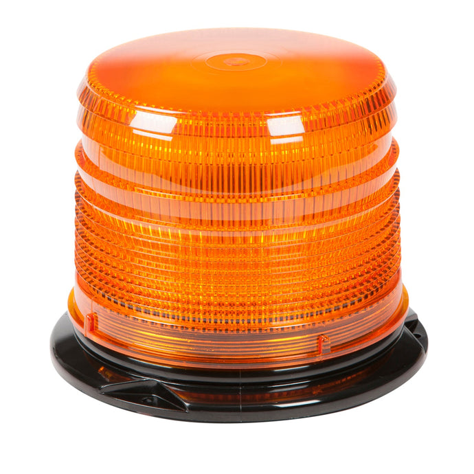 Emergency Lighting, Yellow, Medium Dome, LED Beacon, 3 Bolt/1