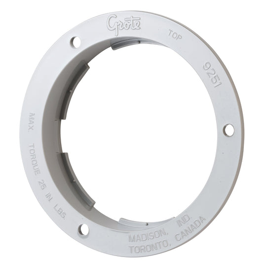 Bracket, 4", Gray, Theft-Resistant Flange, Bulk Pack - 92511-3 - Grote