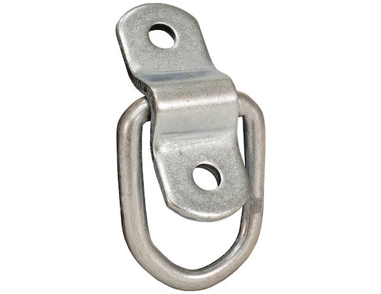 1/4 Inch Rope Ring With 2-Hole Mounting Bracket Zinc Plated - B20 - Buyers Products