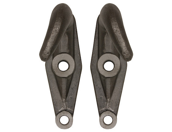 2-Hole Plain Finish Drop-Forged Heavy Duty Towing Hook Pairs - B2801A - Buyers Products