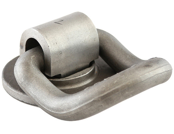 1 Inch Forged 360¬¨√Ü Rotating 55¬¨√Ü Angled D-Ring With Weld-On Mounting Bracket - B52 - Buyers Products