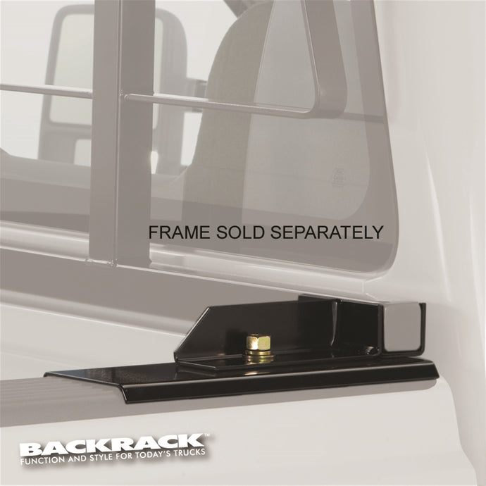 BAC-30124 BackRack Black Steel Cab Guards Headache Racks Hardware Installation Kit ; 20-21 Chevy Silverado/GMC Sierra HD - BAC-30124 - Absolute Autoguard