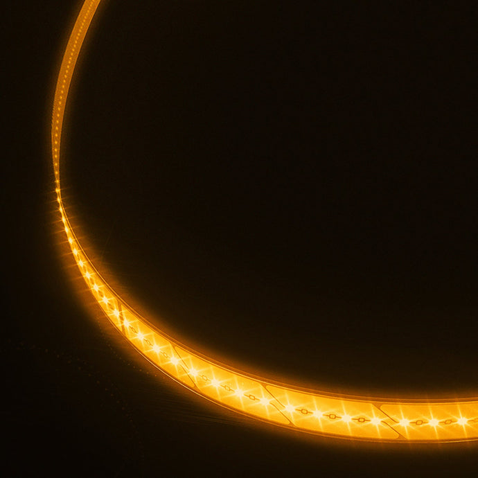 Xtl®, Exterior Lighting Strip, Yellow, Blunt Cut, 3M Tape, 480 Mm (19