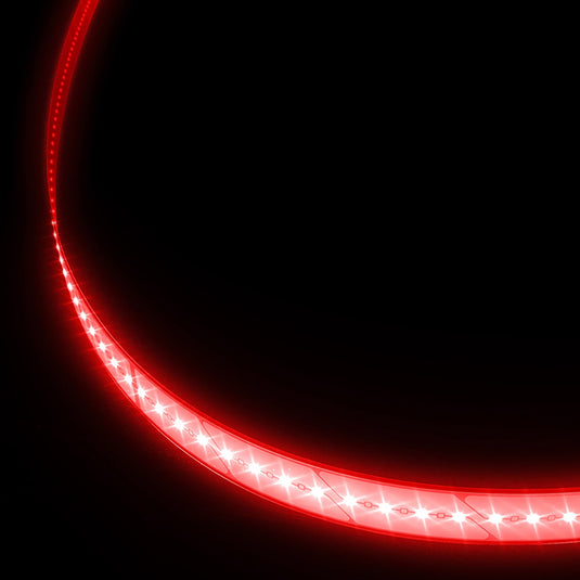 Xtl®, Exterior Lighting Strip, Red, Blunt Cut, 3M Tape Applied, 864 Mm (34") - f21005-017-09-112 - Grote