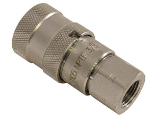 3/8 Inch Female Flush-Face Coupler With 1/2 Inch NPT Port - FF0608 - Buyers Products