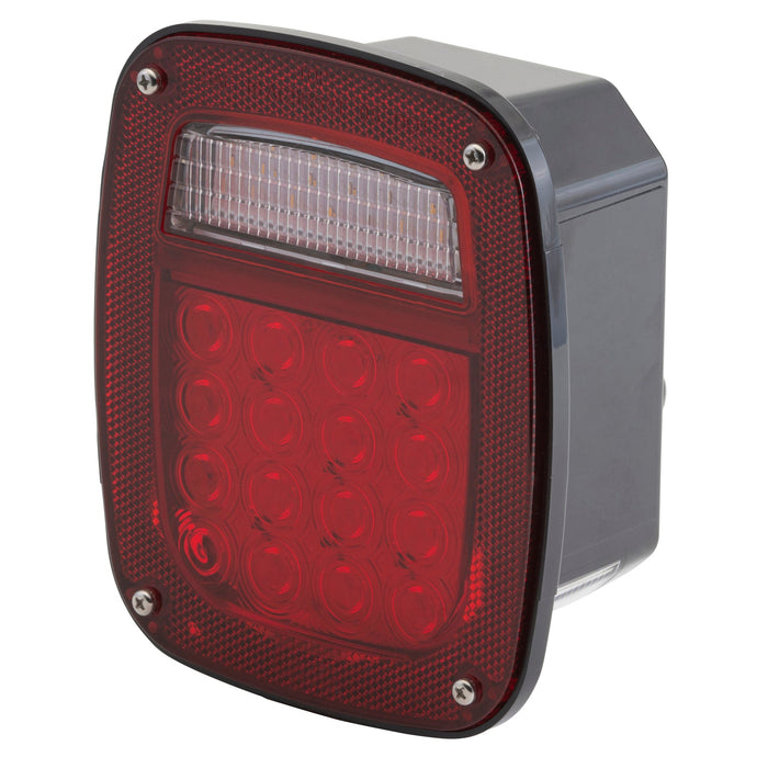 STT Lamp, Red, 3-Stud, Hi Count® LED, W/Lic - g5092 - Grote