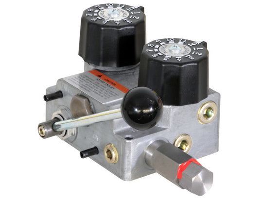 3/4 Inch NPT Dual Flow Hydraulic Spreader Valve And Console 10-30 GPM - HVC1030 - Buyers Products