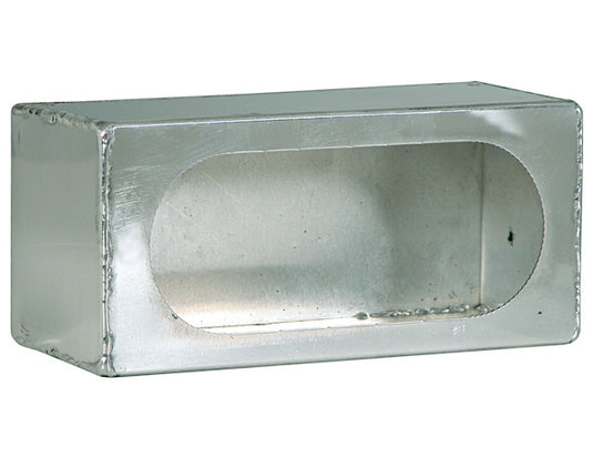 Single Oval Light Box Smooth Aluminum - LB383ALSM - Buyers Products