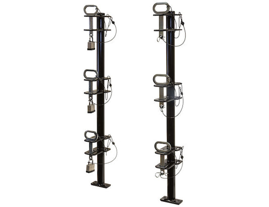 1 Position Channel-Style Lockable Trimmer Rack for Open Landscape Trailers - LT16 - Buyers Products