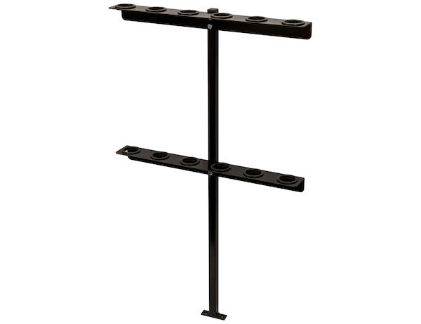 Vertical Hand Tool Rack for Open Landscape Trailers - LT35 - Buyers Products