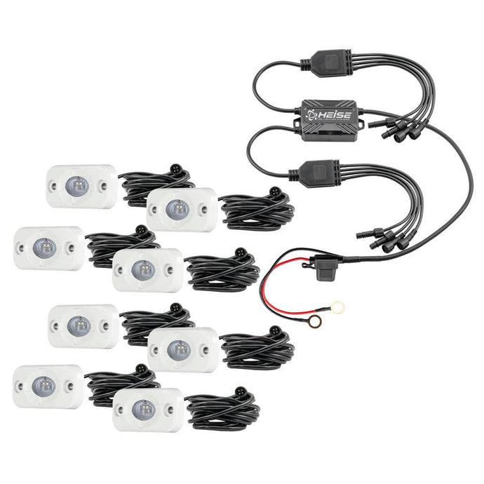 RGB ACCENT LIGHT KIT 8PK - MET-HE-8MLRGBK - Absolute Autoguard