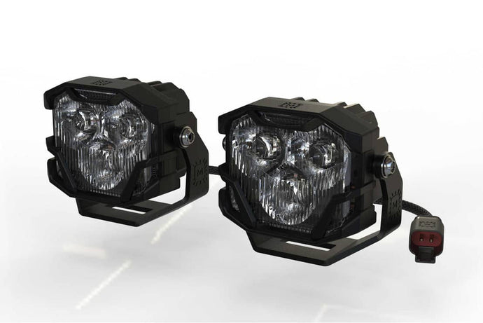 4BANGER NCS LED POD SET (BRACKETS SOLD SEPERATELY) - MRM-BAF003 - Absolute Autoguard