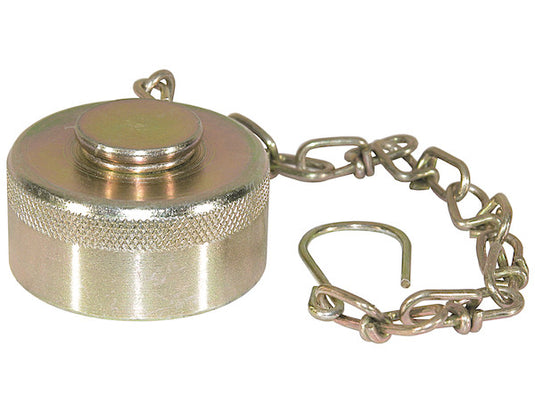 Steel Dust Cap With Chain For 3/4 Inch NPT Coupler - QDDC121 - Buyers Products