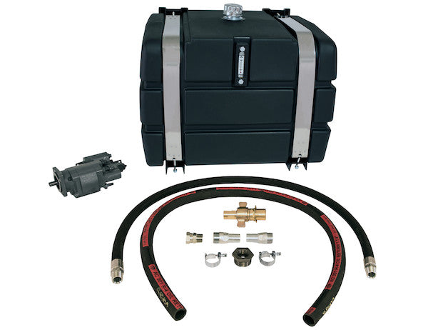 50 Gallon Side-Mount Reservoir/Direct Mount Pump Wetline Kit CW With Poly Tank - SMWLK50PDMCW - Buyers Products