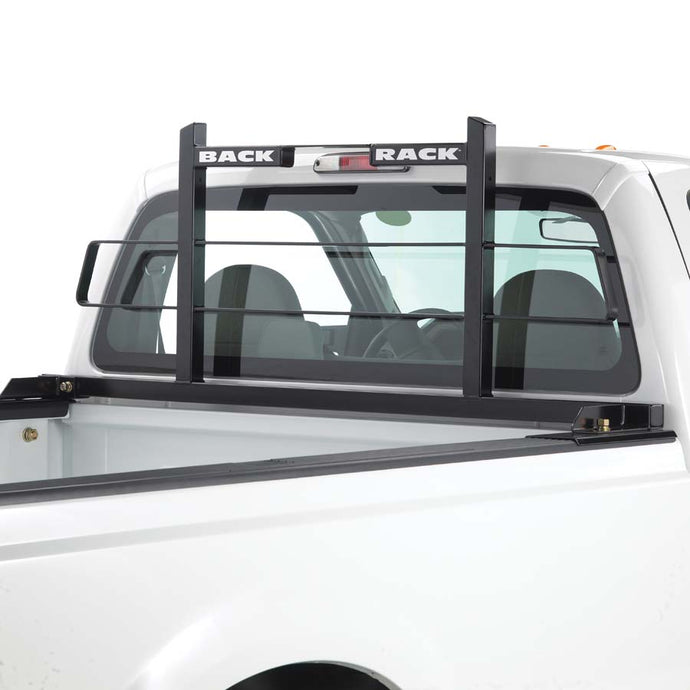 BAC-15004 BackRack Black Steel Frame Only ; F150 04-21 / Chevy Silverado/ GMC Sierra 07-18 1500/07-19 HD/ Chevy Silverado/GMC Sierra 88-98/ Toyota Tundra 07-21 - BAC-15004 - Absolute Autoguard