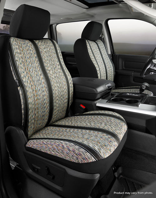 FIA-TR47-34-BK Fia 2015-2021 F150 Super Duty Black Saddle Blanket Front Seat Cover Buckets - FIA-TR47-34-BK - Absolute Autoguard